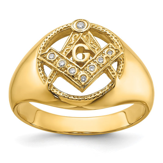 14K Yellow Gold VS Dia Ring