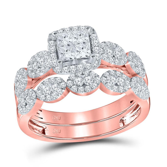 1CT-Diamond TESSERA INVISIBLE BRIDAL SET