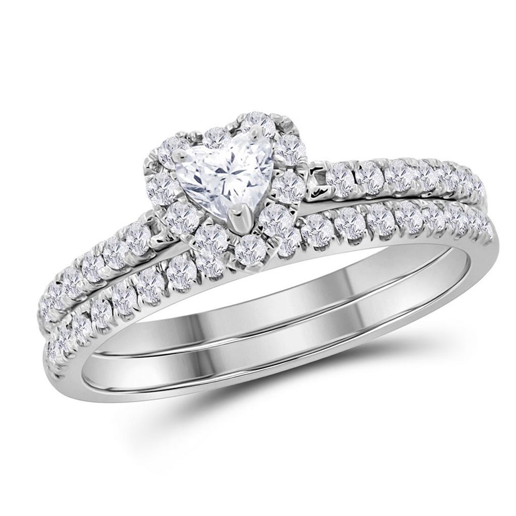 3/4CT-Diamond 1/4 CHRT BRIDAL SET