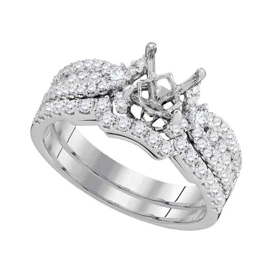 3/4CTW-Diamond 3/4CT-CRD SM BRIDAL SET