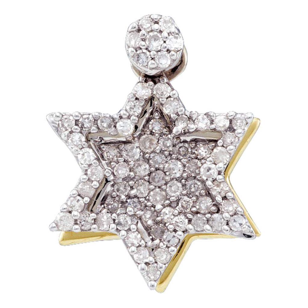 1/4CTW-Diamond STAR PENDANT