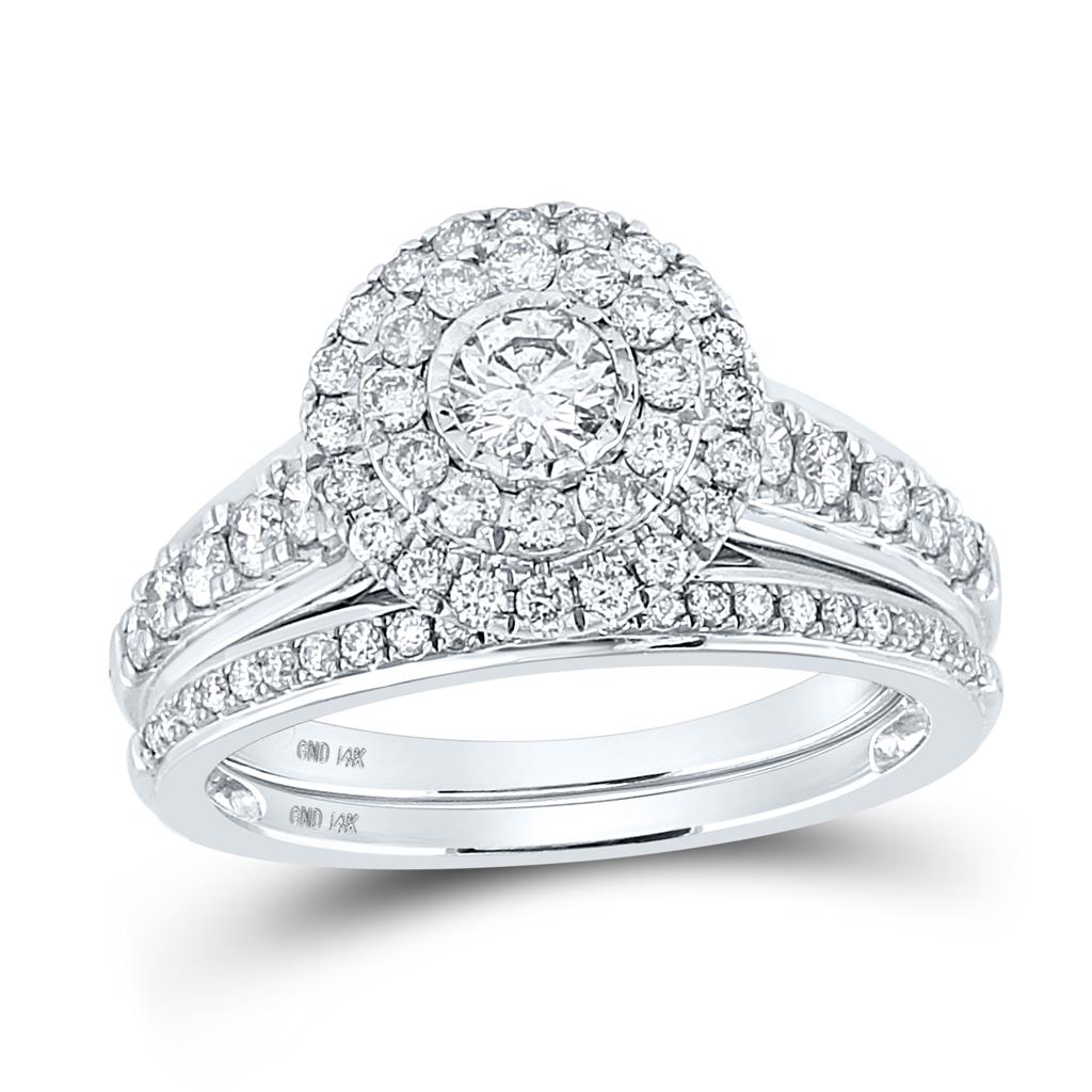 1CTW-Diamond 1/5CT-CRD BRIDAL SET CERTIFIED