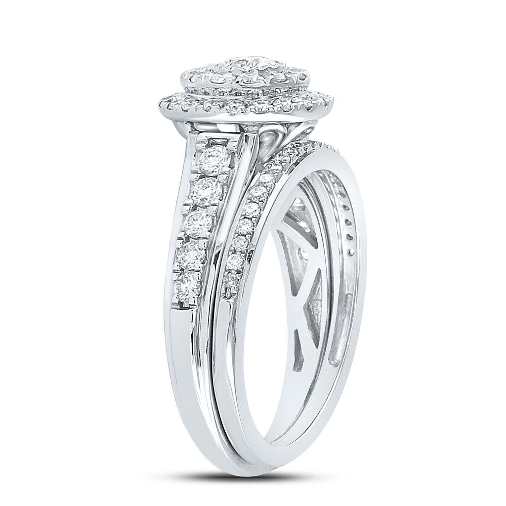 1CTW-Diamond 1/5CT-CRD BRIDAL SET CERTIFIED