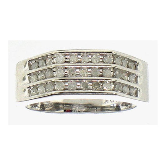 1/2CT-Diamond CLUSTER MENS BAND