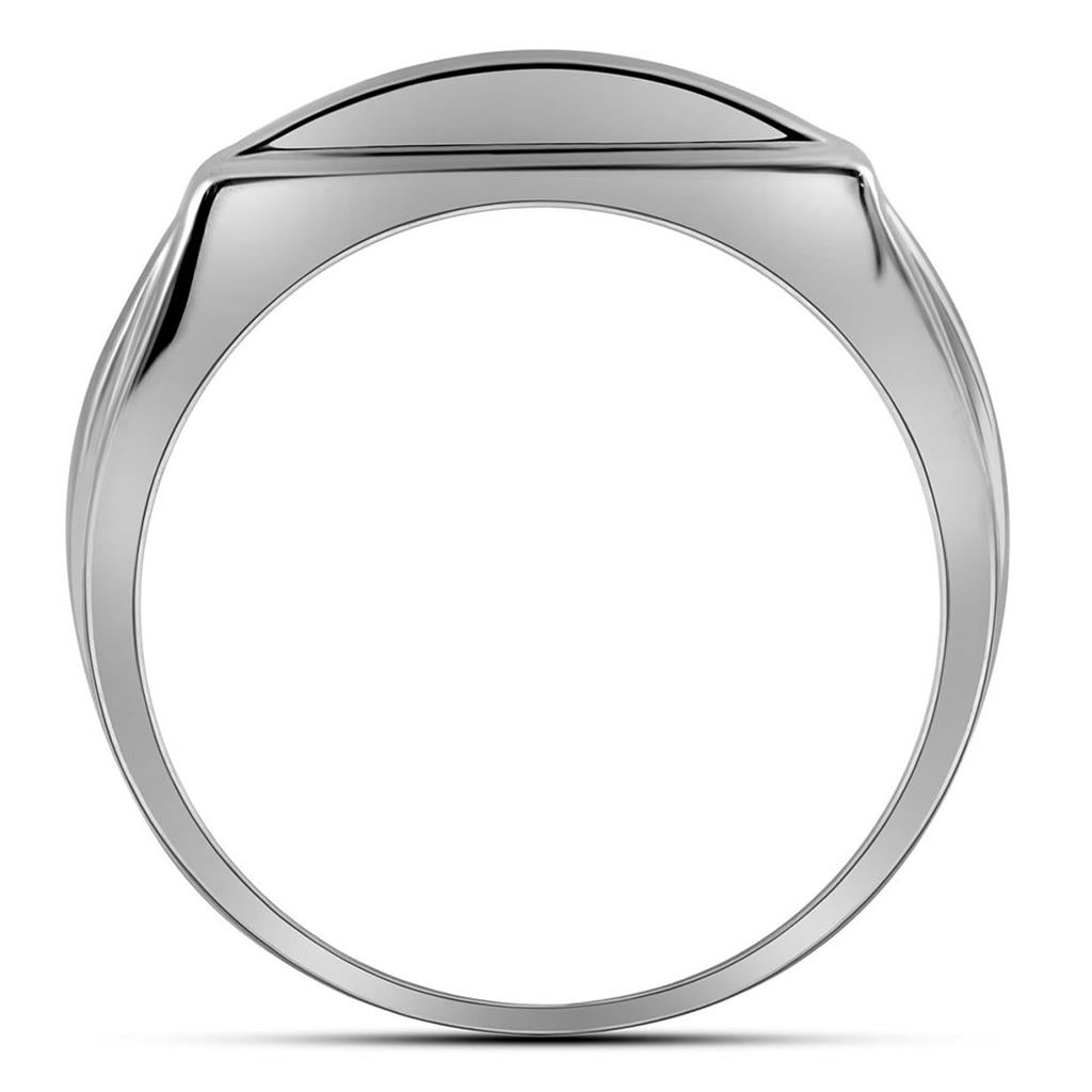 1/2CT-Diamond CLUSTER MENS BAND