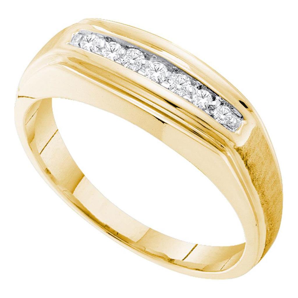 1/6CT-Diamond FASHION MENS BAND