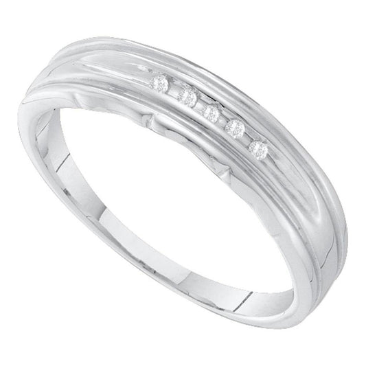 1/20CT-Diamond GIFT  MENS BAND