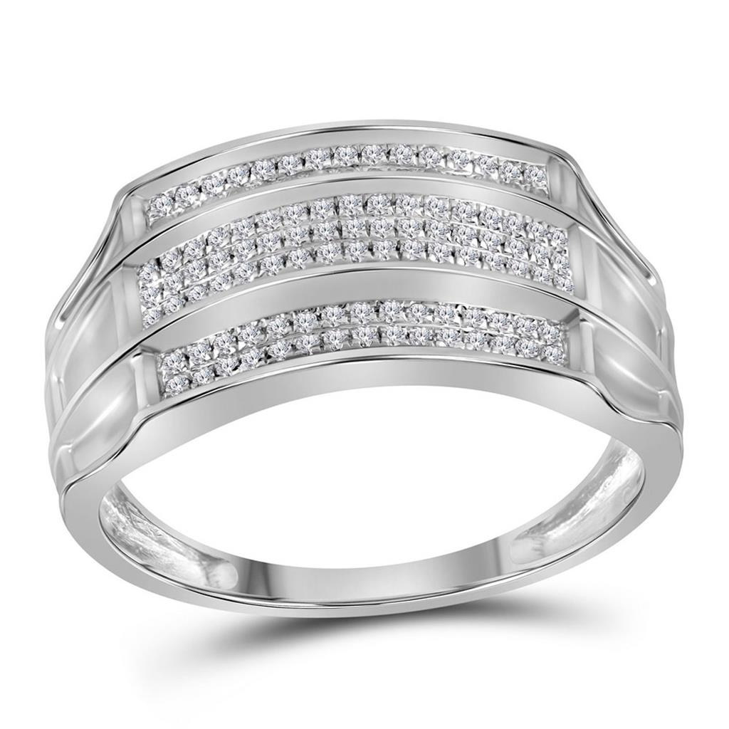 1/3CTW-Diamond GIFT MENS BAND