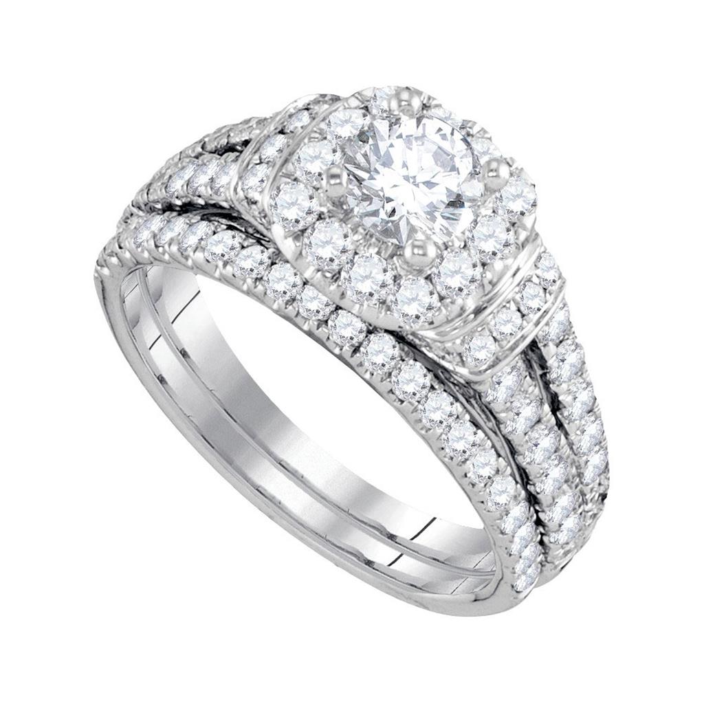 2 CTW-Diamond 1/2CT-CRD BRIDAL SET