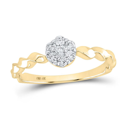 1/4 CTW-Diamond STACKABLE BAND-S6