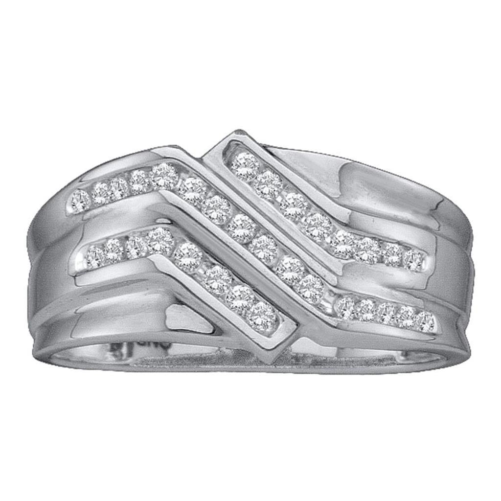 1/4CT-Diamond GIFT  MENS BAND