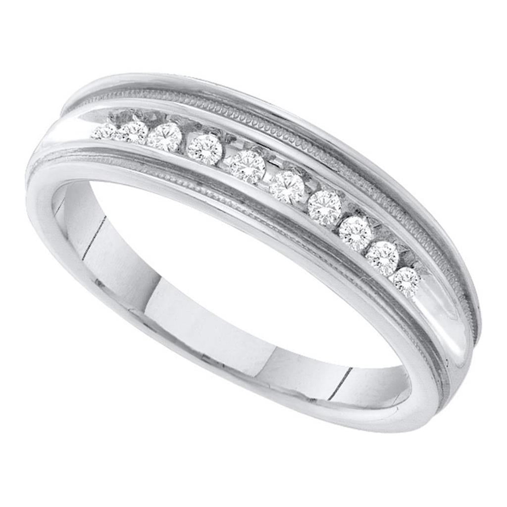 1/4CT-Diamond FASHION MENS BAND