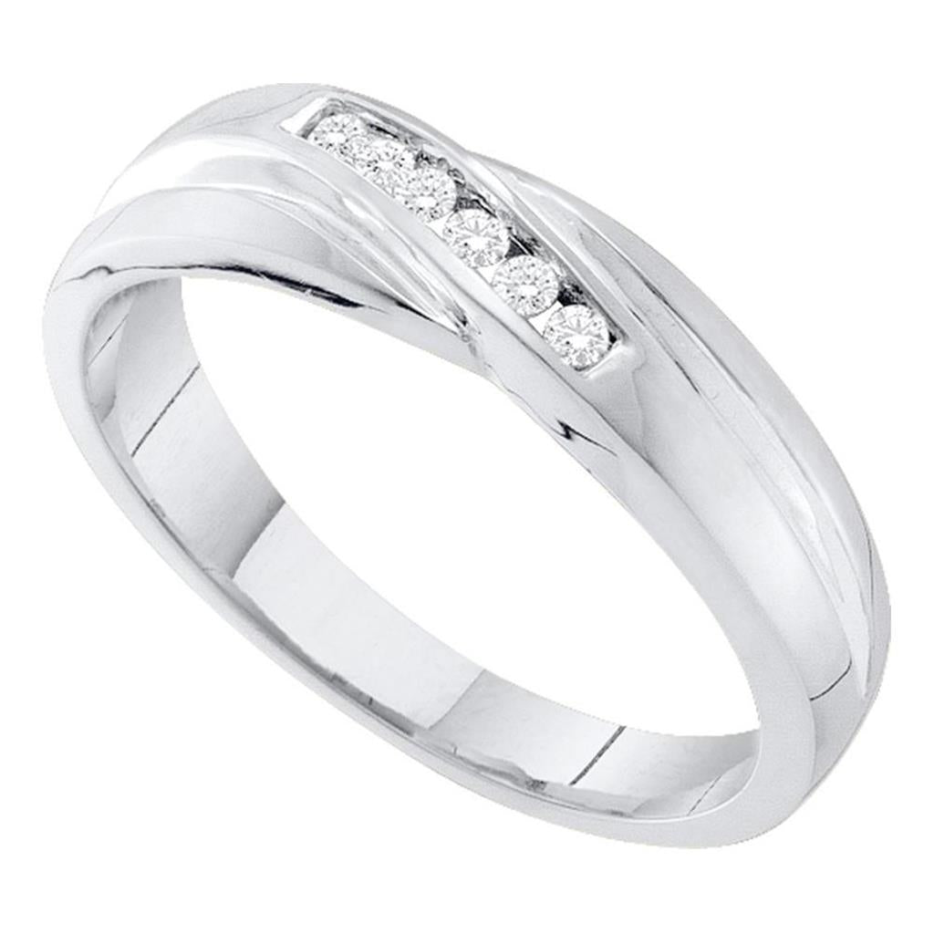 1/8CT-Diamond FASHION MENS BAND