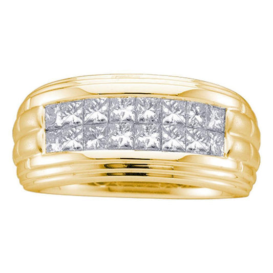 1 CT-Diamond MENS BAND