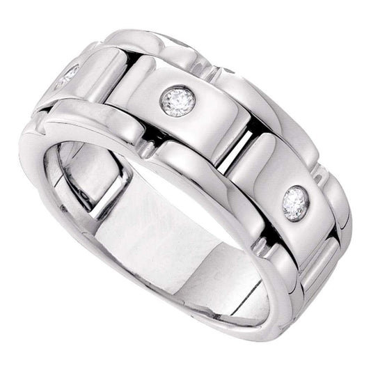 1/6CT-Diamond FASHION MENS BAND