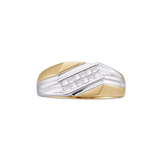 1/3CT-Diamond INVISIBLE MENS BAND