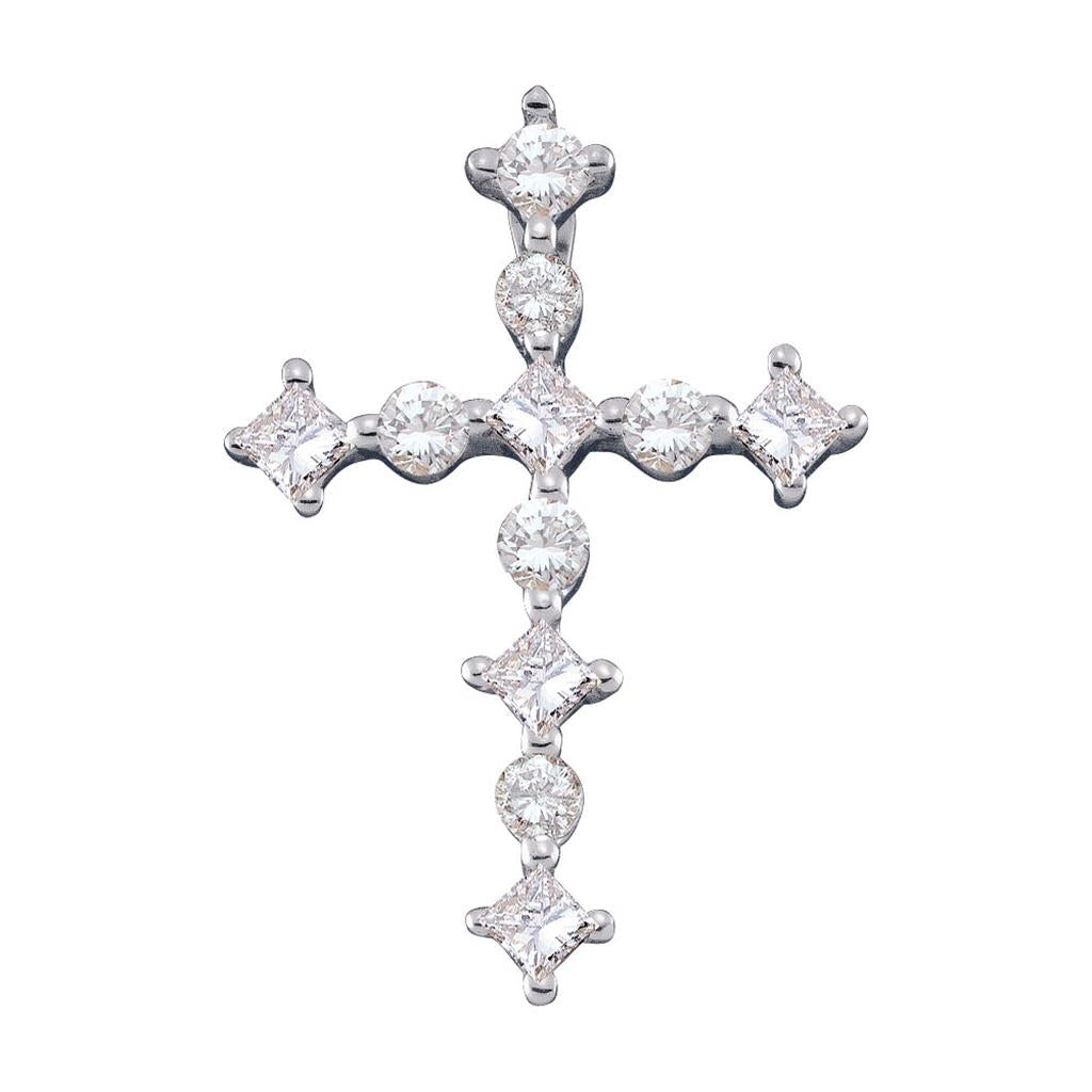 1/2CT-Diamond CROSS PENDANT