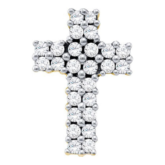 1/3CT-Diamond CROSS PENDANT