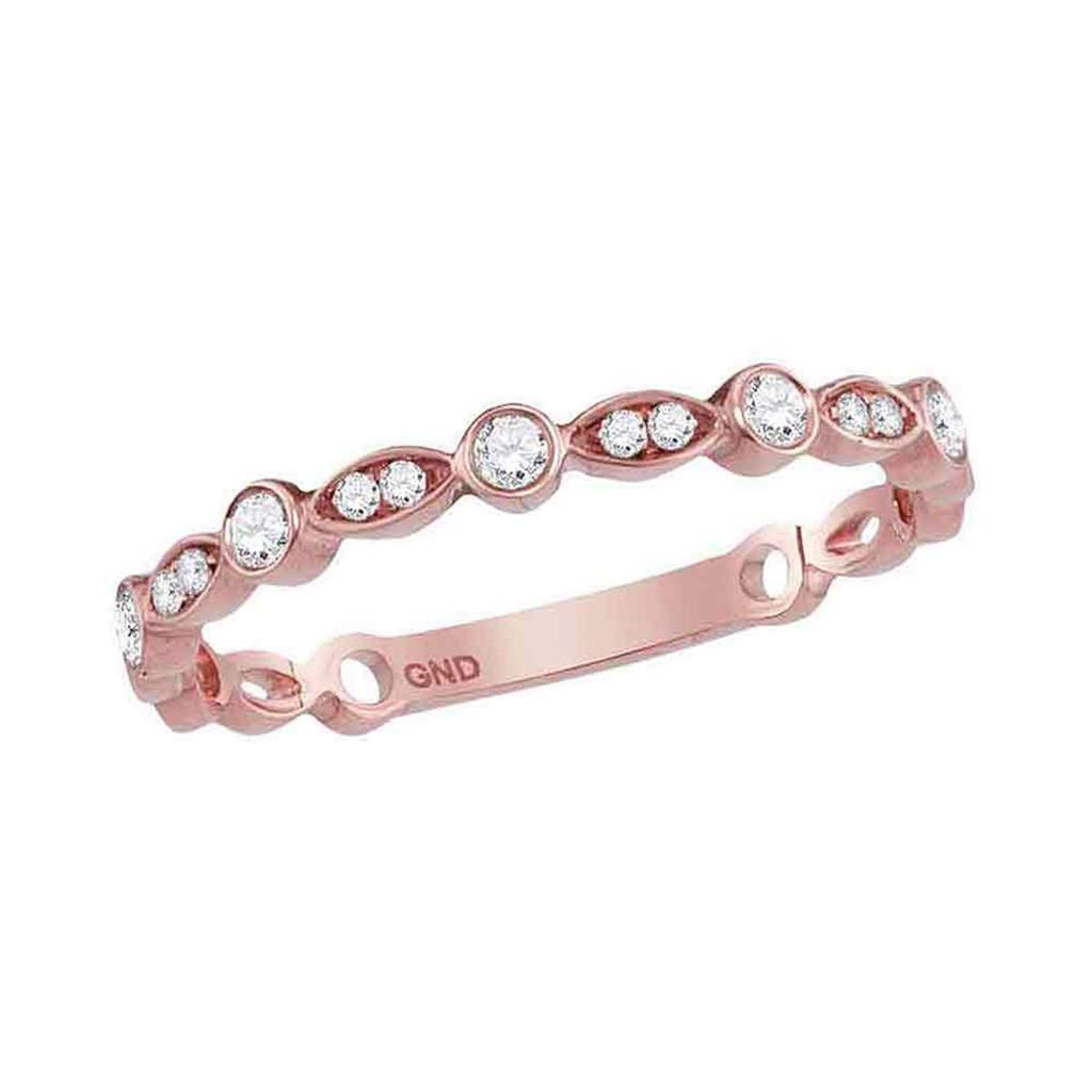 1/6CTW-Diamond STACKABLE BAND-S9