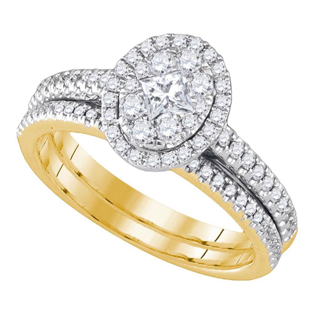 3/4CTW-Diamond MONACO BRIDAL SET