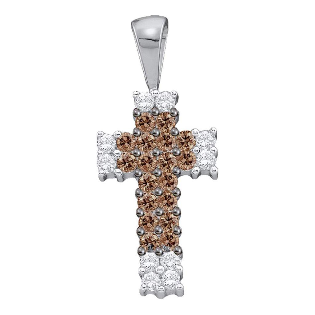 1/4CT-Diamond CROSS PENDANT