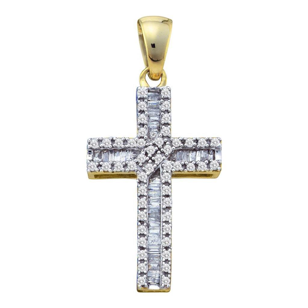 1/2CT-Diamond CROSS PENDANT