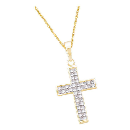 1/2CT-Diamond CROSS PENDANT