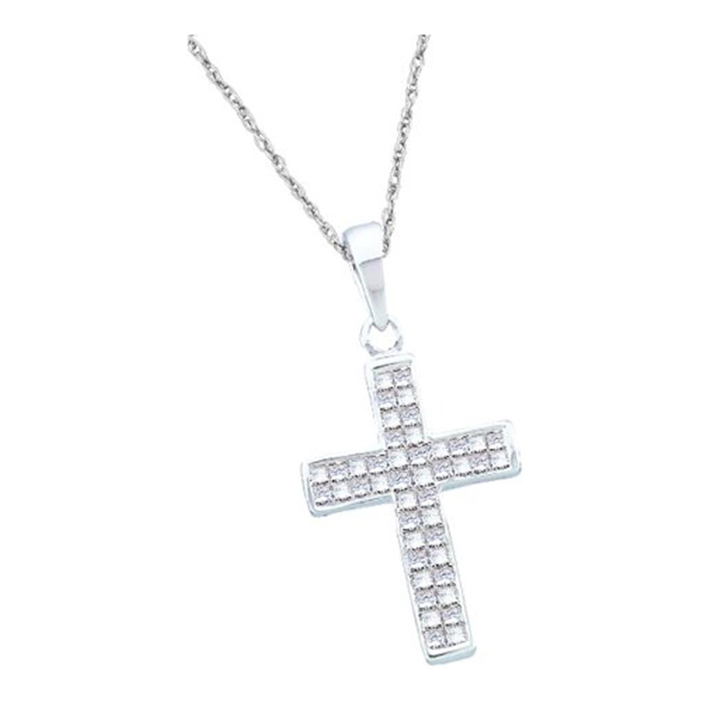 1/2CT-Diamond CROSS PENDANT