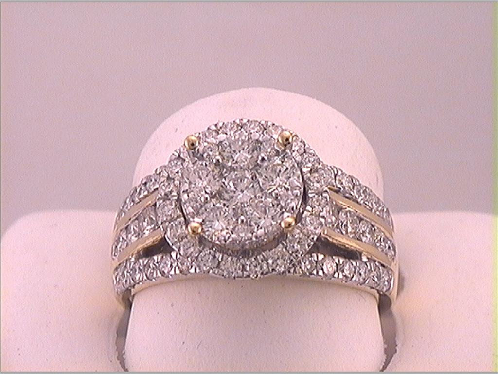 2  CTW-Diamond BRIDAL FASHION RING