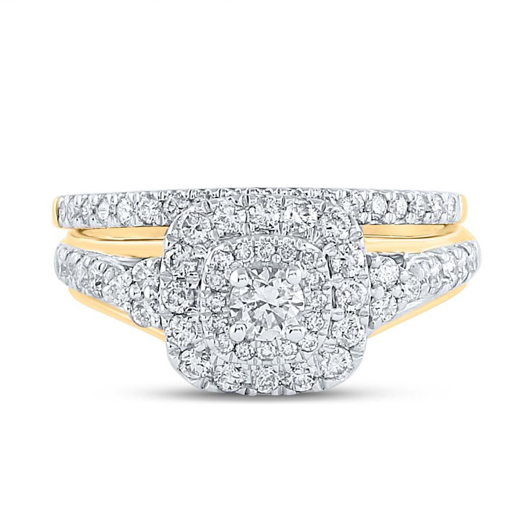 1CT-Diamond 1/5CT-CRD BELLISSEMO BRIDAL SET CERTIFIED