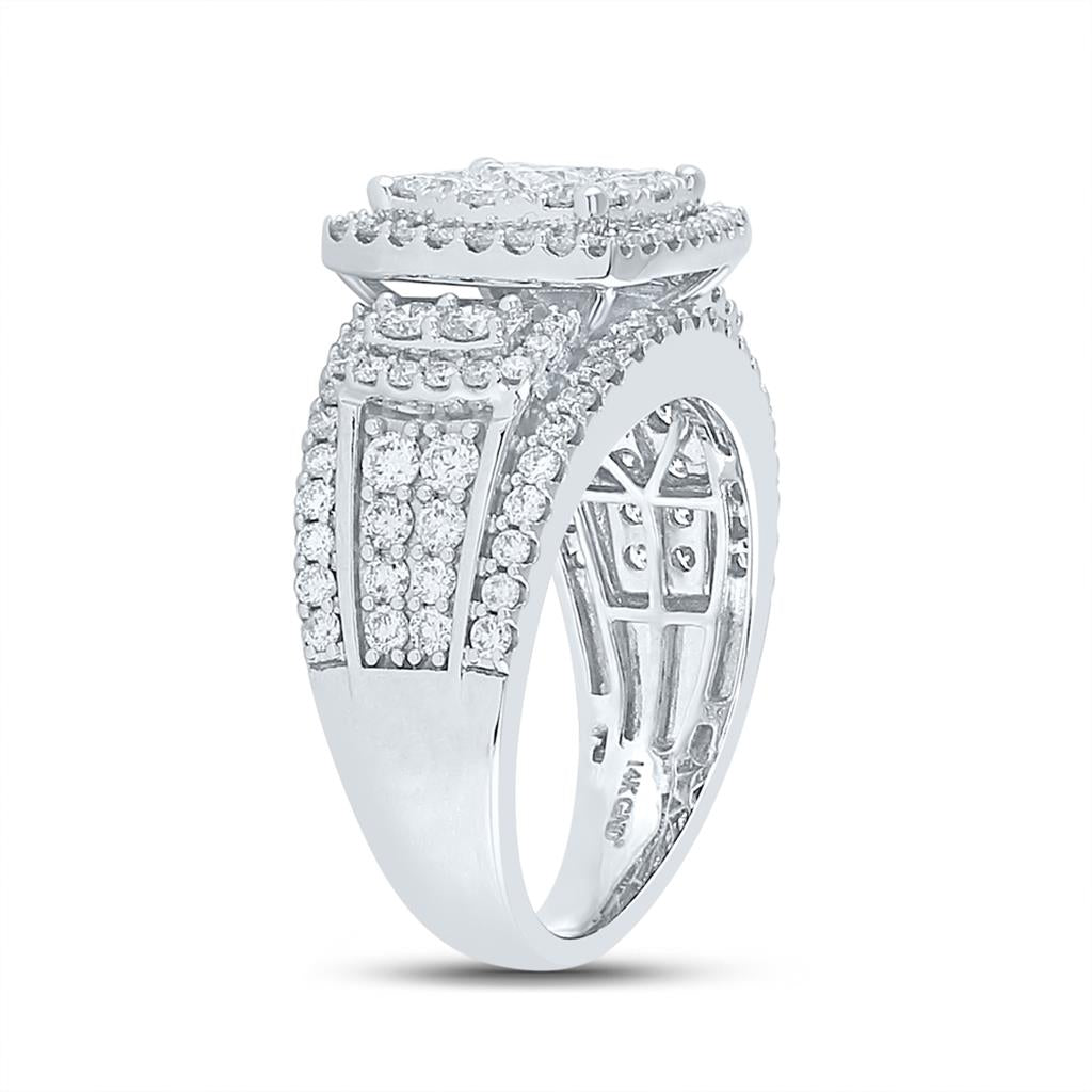 2 CTW-Diamond 1/4CT-CRD BRIDAL FASHION RING