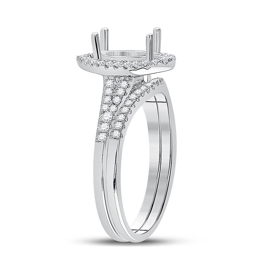 3/8CTW-Diamond SM 1CT-CMQ BRIDAL RING