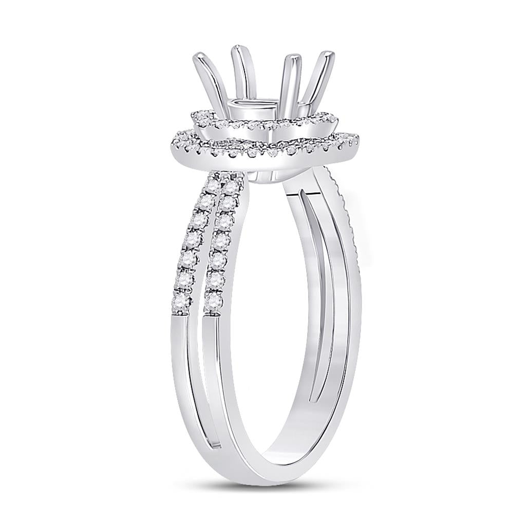 3/8CTW-Diamond SM 1CT-CRD BRIDAL RING