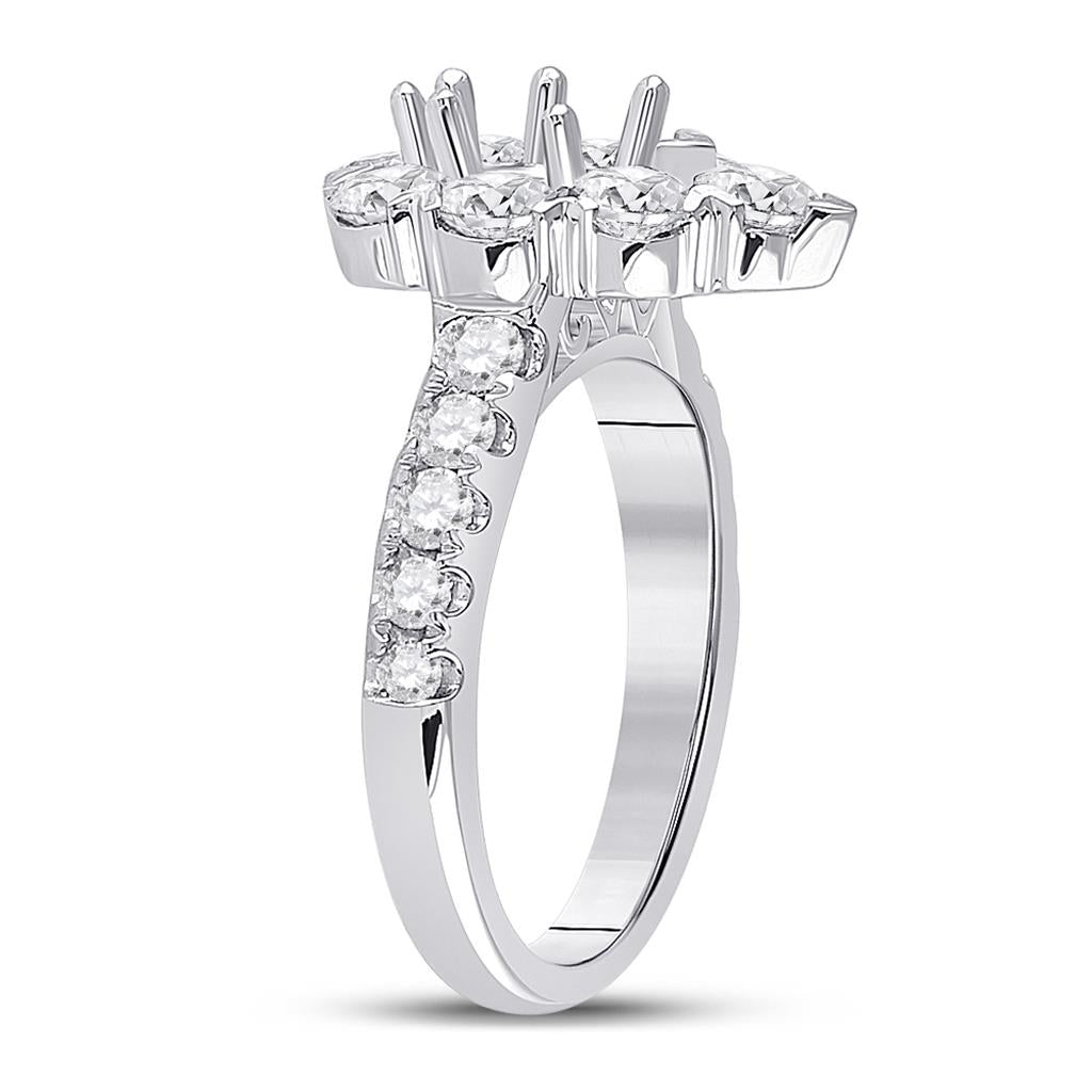 2 CT-Diamond SM 1CT-CPEAR BRIDAL RING