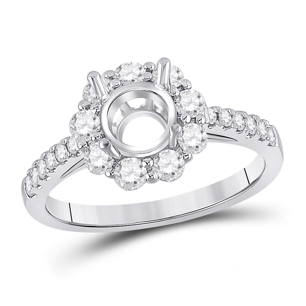 3/4CT-Diamond SM 1CT-CRD BRIDAL RING