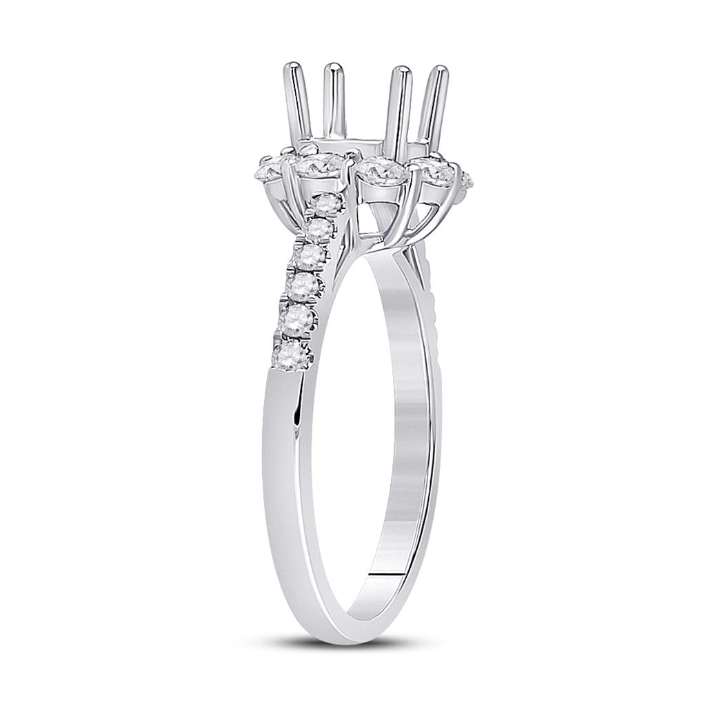 3/4CT-Diamond SM 1CT-CRD BRIDAL RING