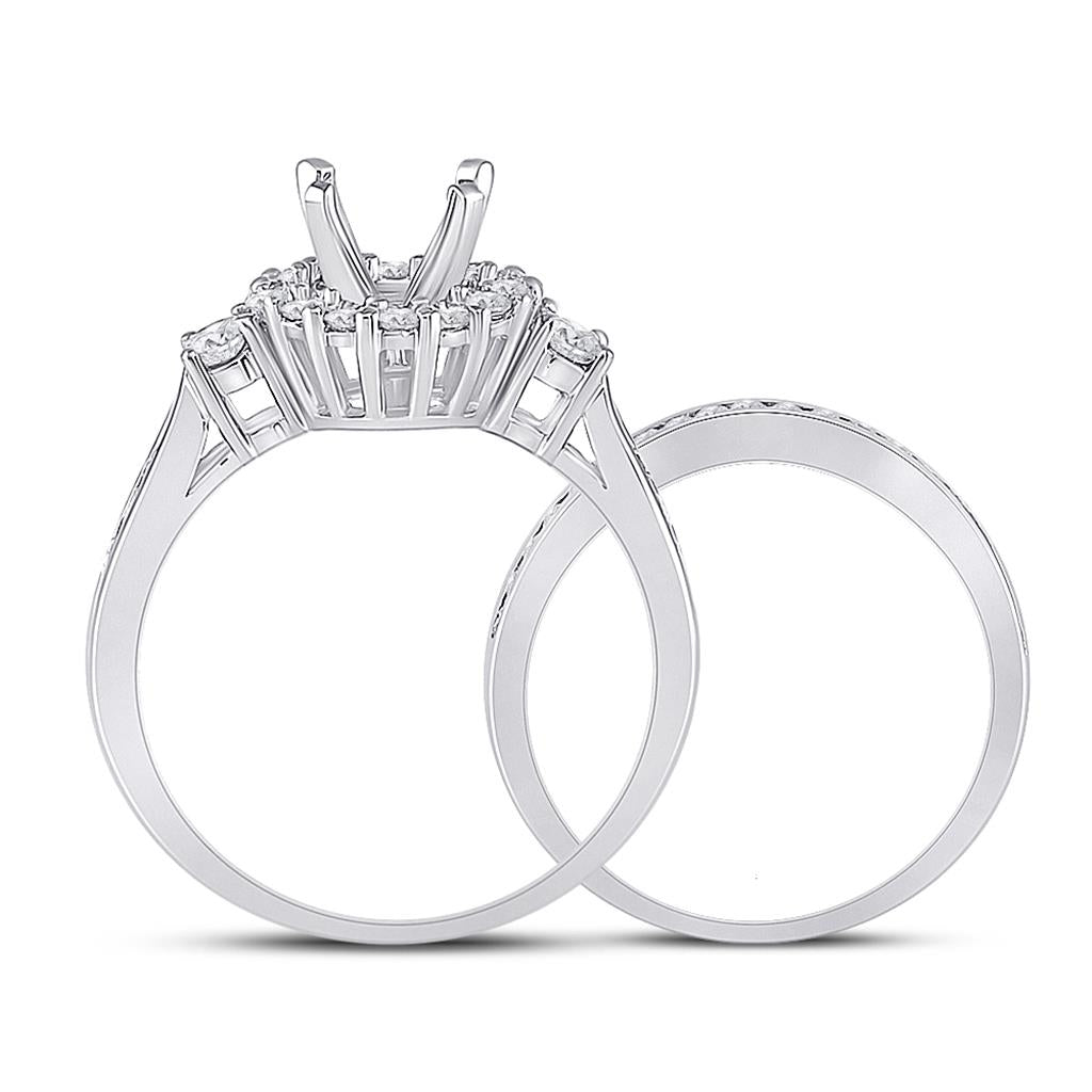 3/4CT-Diamond SM 1 1/2CT-CRD BRIDAL SET