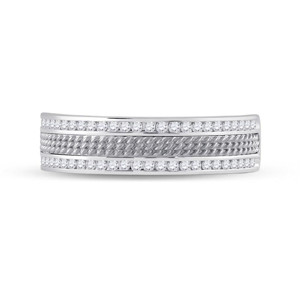 1/3CT-Diamond TURKISH MACHINE MENS BAND