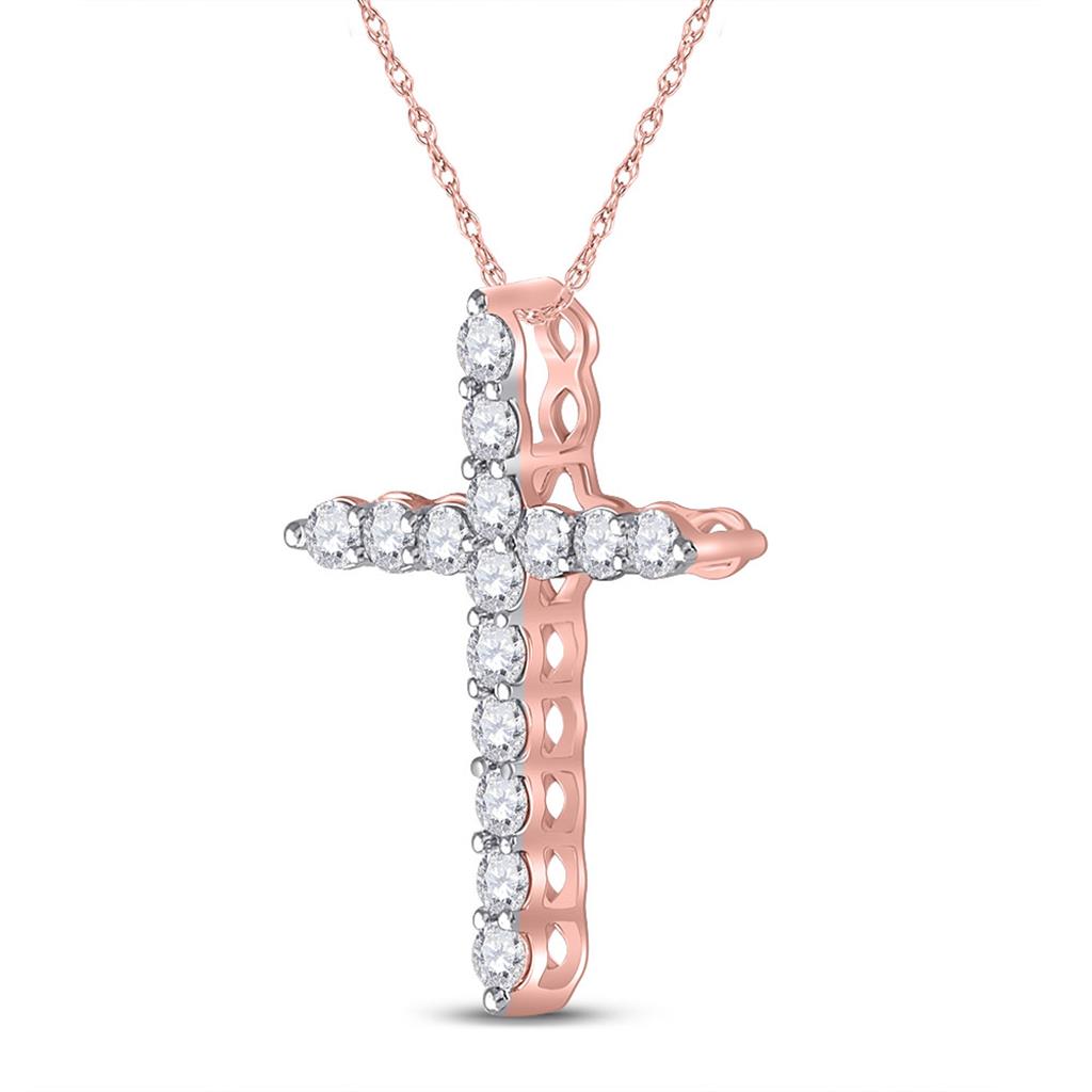 1/2CT-Diamond CROSS PENDANT