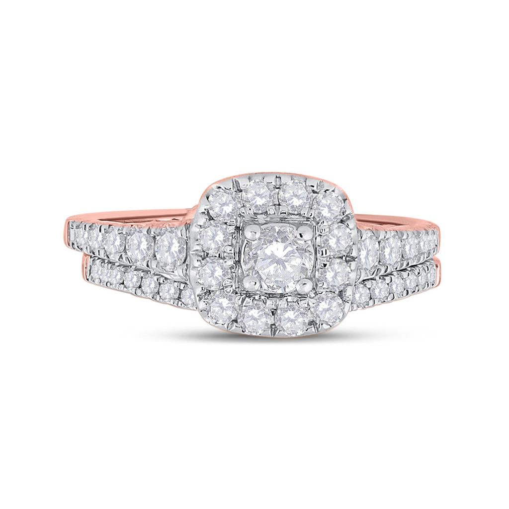 1CT-Diamond 1/5CT-CRD BELLISIMO BRIDAL SET CERTIFIED