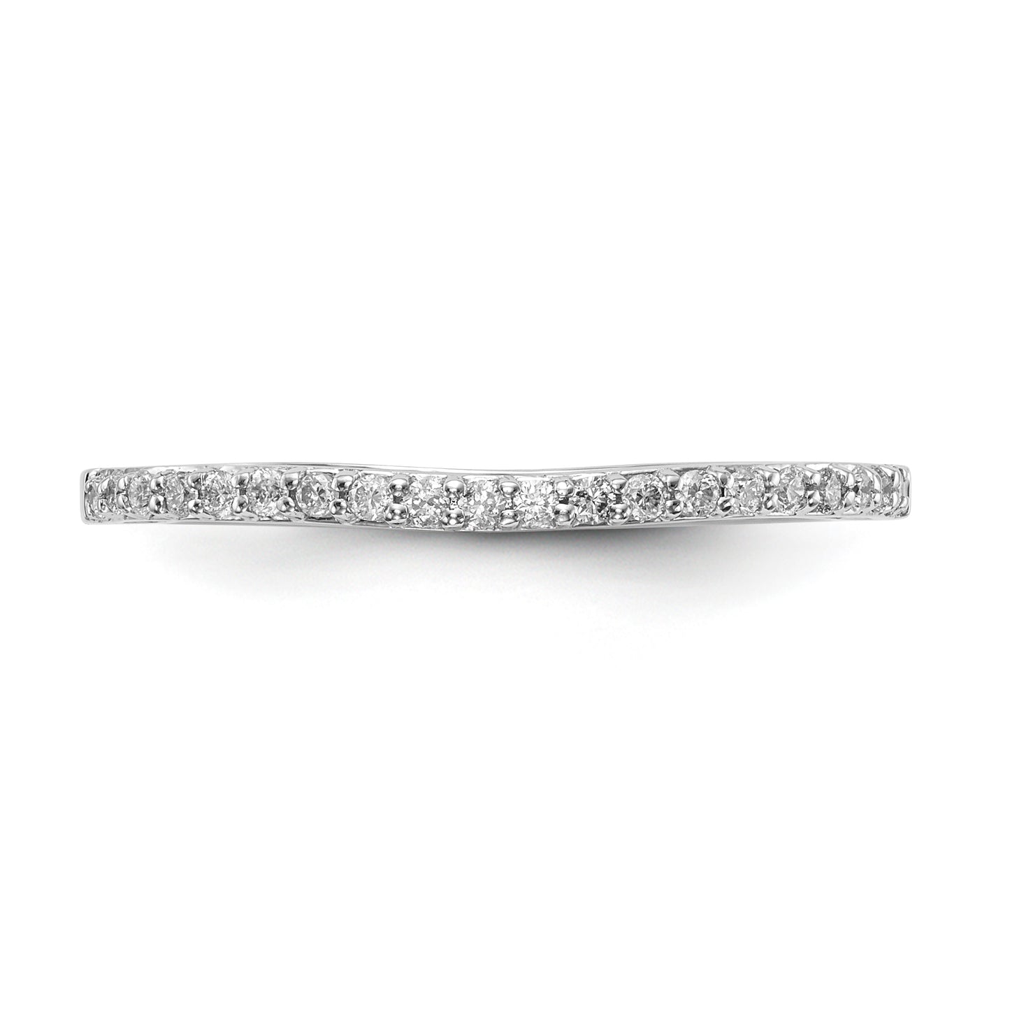 14k White Gold Diamond Set of 2 Wedding Bands