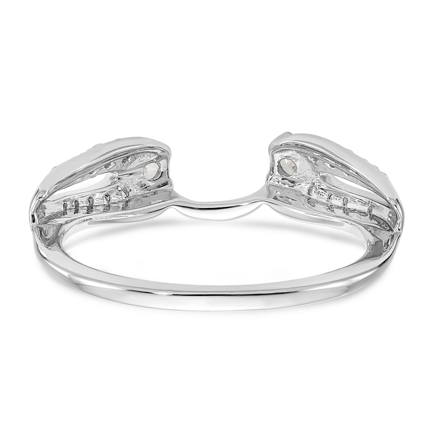 14K White Gold Diamond Wrap